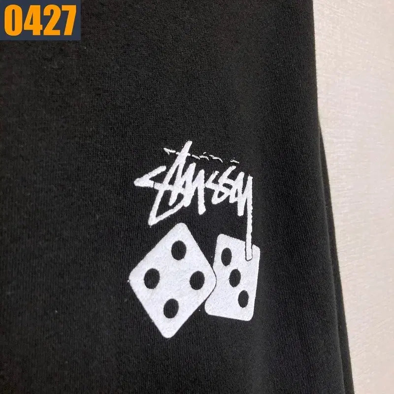 [BUNJANG] Stussy Dice Black Hoodie S / 90 스투시 주사위 검정 후드 티셔츠 S