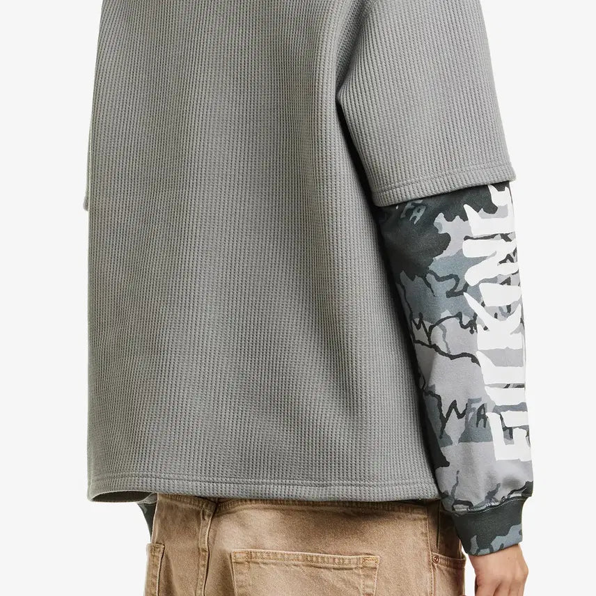 [BUNJANG] Fucking Awesome Camo Layered Waffle T-shirt / [M]퍼킹어썸 카모 레이어드 와플 티셔츠 판매