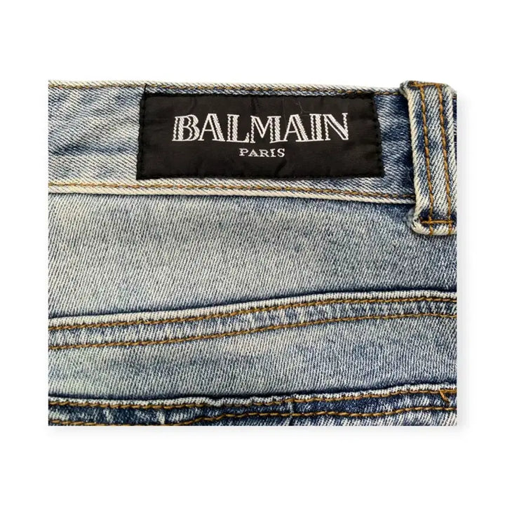 [SOLD OUT] 36)발망 워싱 데님 청바지 라이트블루 아이스진 데님팬츠