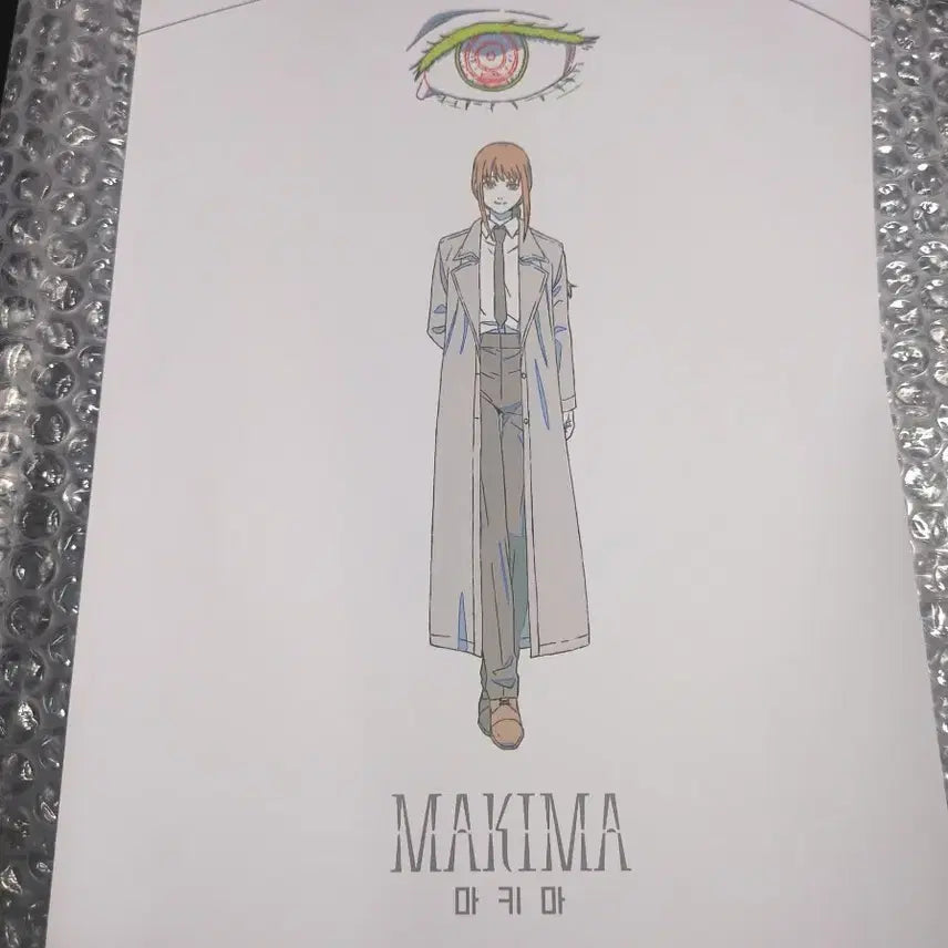 [BUNJANG] Chainsaw Man Makima Illustration Poster POB / 체인소맨 마키마 일러스트 포스터 팝업 특전