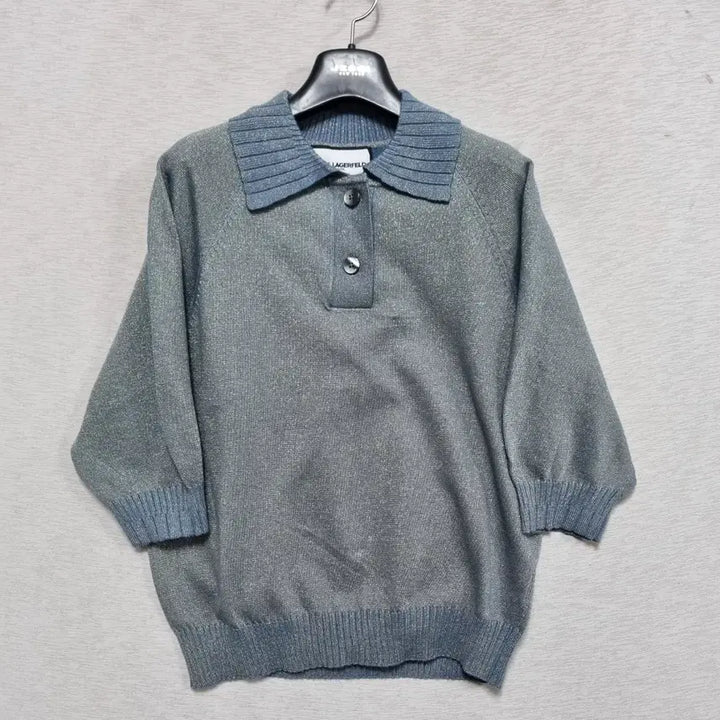 [BUNJANG] Karl Lagerfeld Knit Collar Shirt (Women&