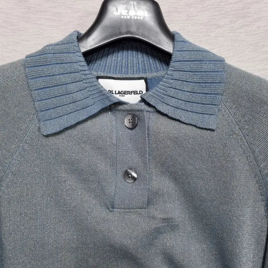 [BUNJANG] Karl Lagerfeld Knit Collar Shirt (Women&