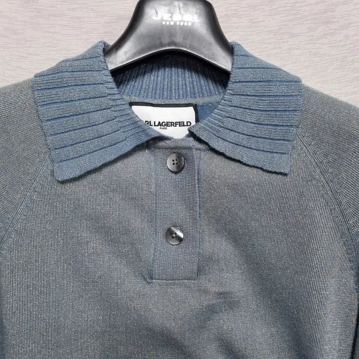 [BUNJANG] Karl Lagerfeld Knit Collar Shirt (Women&