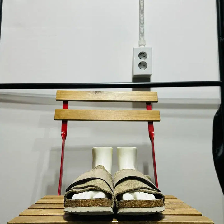 [BUNJANG] Birkenstock Kyoto Taupe Sandals / 230) 버켄스탁 샌들 여성 여자 슬리퍼 교토 Kyoto 타우페