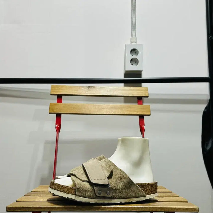 [BUNJANG] Birkenstock Kyoto Taupe Sandals / 230) 버켄스탁 샌들 여성 여자 슬리퍼 교토 Kyoto 타우페