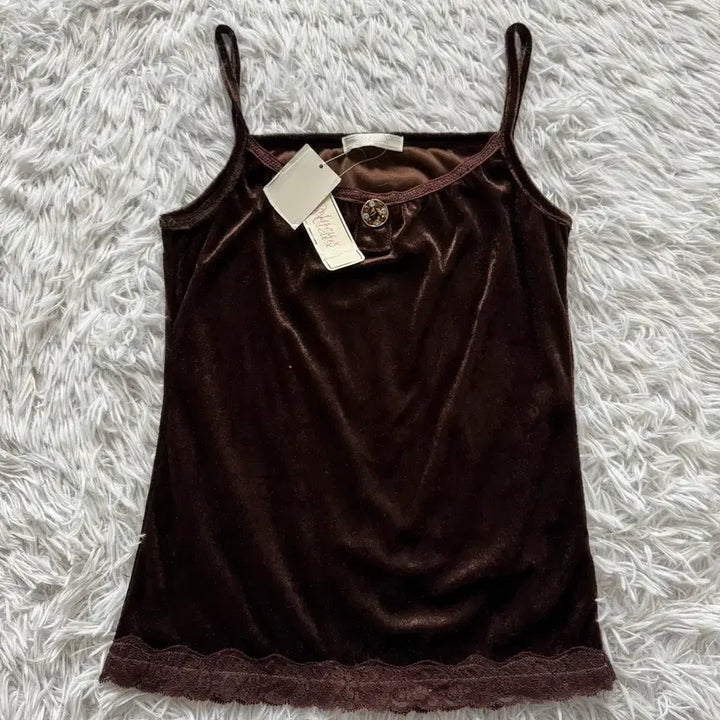 [BUNJANG] MIEUX Japanese Vintage Velvet Tank Top / MIEUX 일본빈티지 벨벳 나시 y2k 빈티지나시 미사용제품 M 37