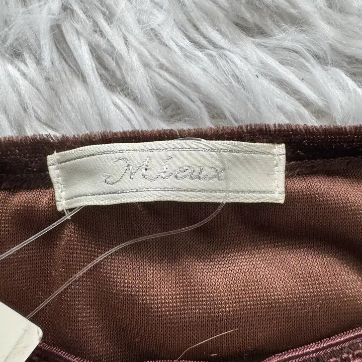 [BUNJANG] MIEUX Japanese Vintage Velvet Tank Top / MIEUX 일본빈티지 벨벳 나시 y2k 빈티지나시 미사용제품 M 37
