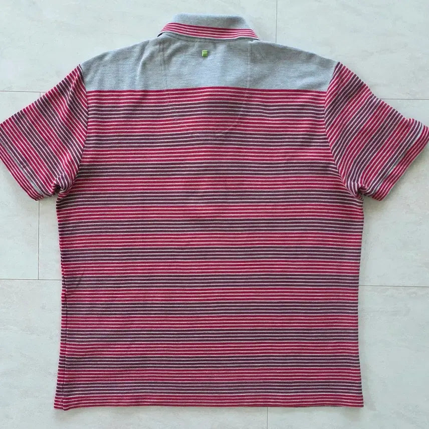[SOLD OUT] 휴고보스 스트라이프 폴로티셔츠.M.95.