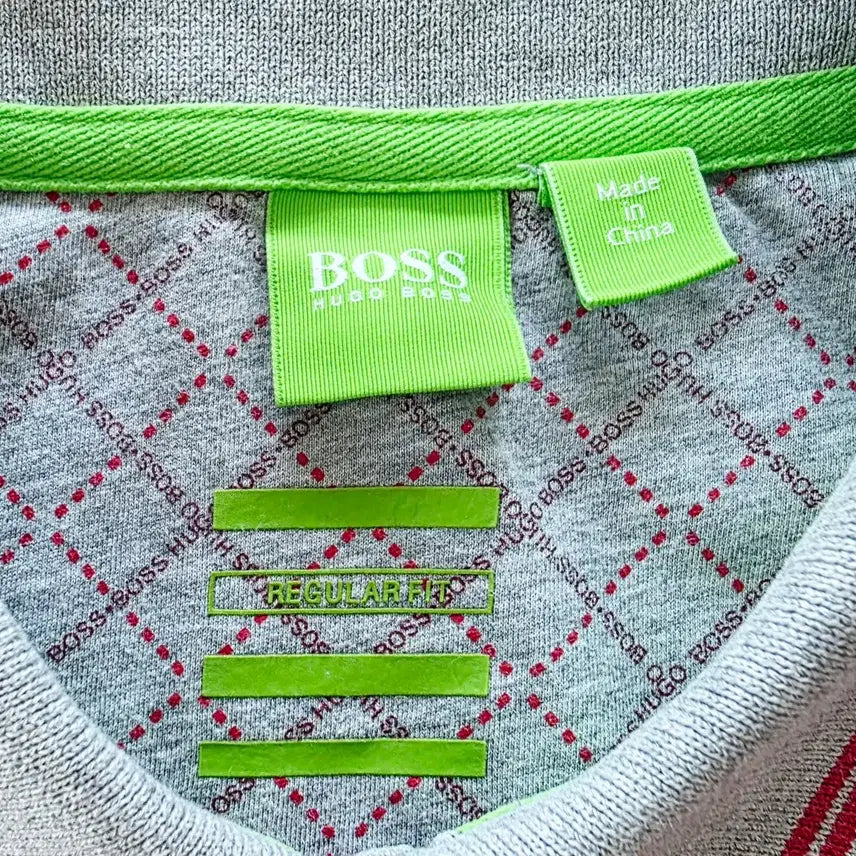 [SOLD OUT] 휴고보스 스트라이프 폴로티셔츠.M.95.