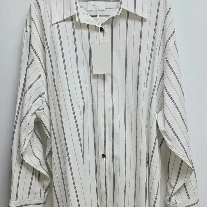 [BUNJANG] 새상품 모이아 셔츠 stripe shirt (navy stripe) / 새상품 모이아 셔츠 stripe shirt (navy stripe)