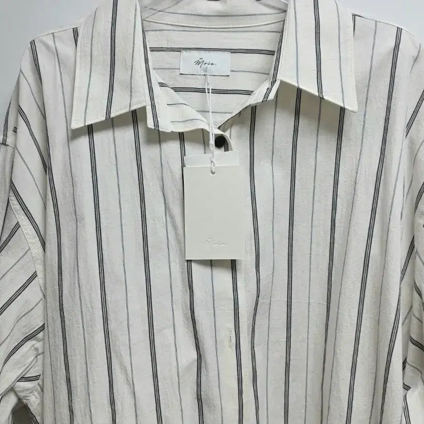 [BUNJANG] 새상품 모이아 셔츠 stripe shirt (navy stripe) / 새상품 모이아 셔츠 stripe shirt (navy stripe)