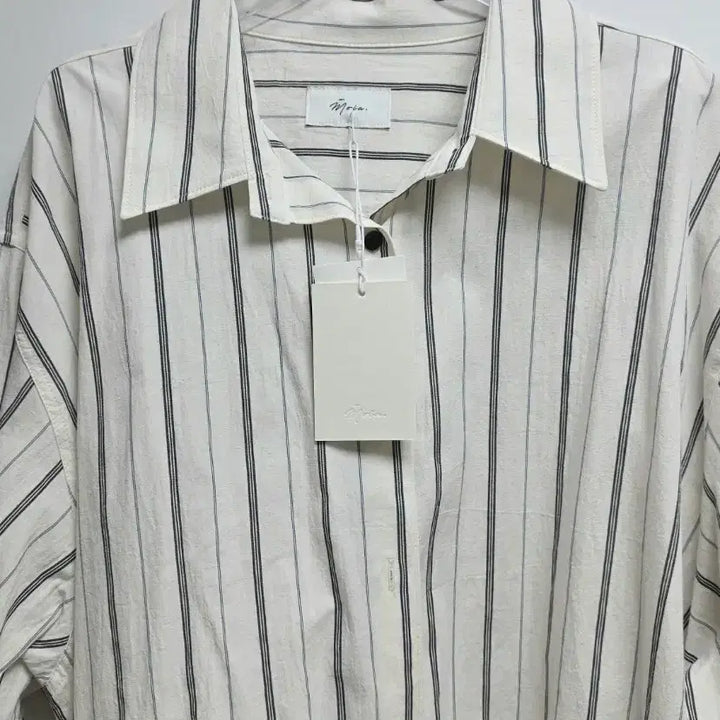 [BUNJANG] 새상품 모이아 셔츠 stripe shirt (navy stripe) / 새상품 모이아 셔츠 stripe shirt (navy stripe)