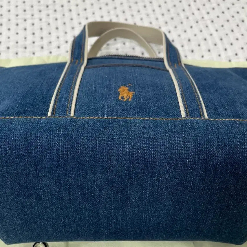 [BUNJANG] Polo Ralph Lauren Denim Tote Bag with Shoulder Strap / 폴로 랄프로렌 데님 토트백 숄더 스트랩