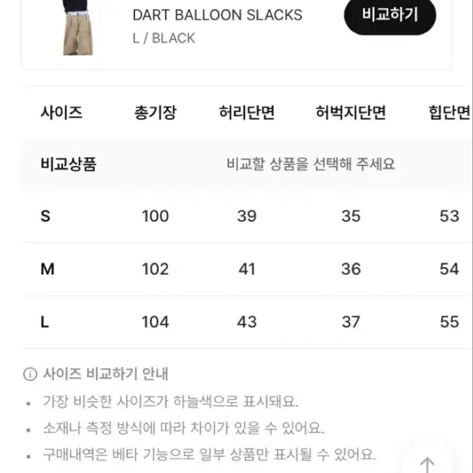 [SOLD OUT] 릿킴 슬랙스 블랙 L 판매