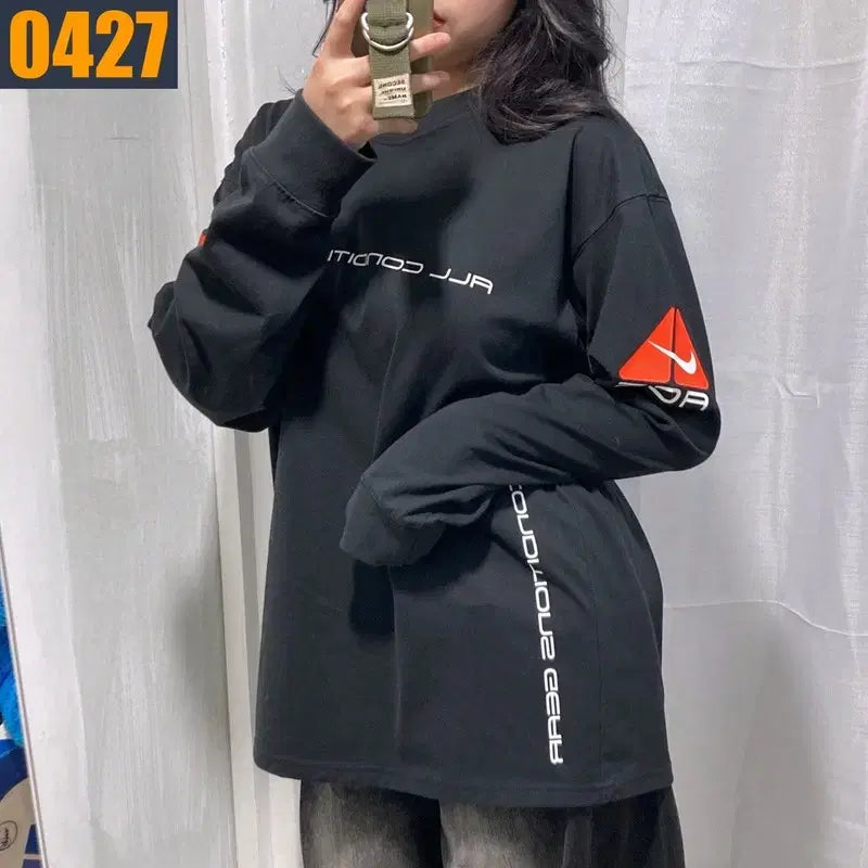 [BUNJANG] 105 NIKE ACG 나이키 빅로고 롱슬리브 티셔츠 XL / 105 NIKE ACG 나이키 빅로고 롱슬리브 티셔츠 XL