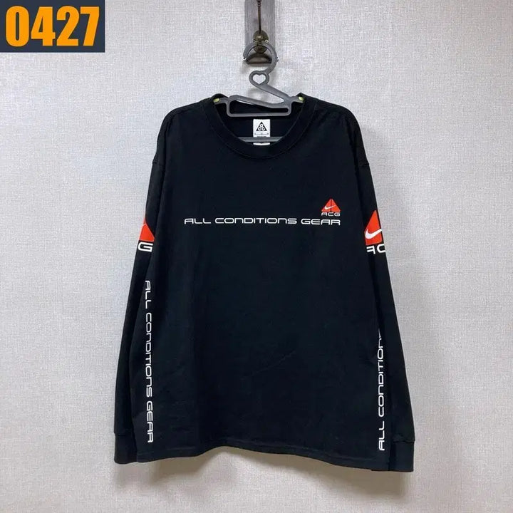 [BUNJANG] 105 NIKE ACG 나이키 빅로고 롱슬리브 티셔츠 XL / 105 NIKE ACG 나이키 빅로고 롱슬리브 티셔츠 XL