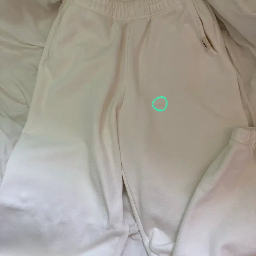 [BUNJANG] M) 글로니 G classic washed sweatpants 화이트 / M) 글로니 G classic washed sweatpants 화이트