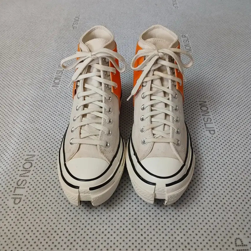 [BUNJANG] Converse Feng Chen Wang Orange High Sneakers / 컨버스 펑첸왕 오렌지 하이 스니커즈
