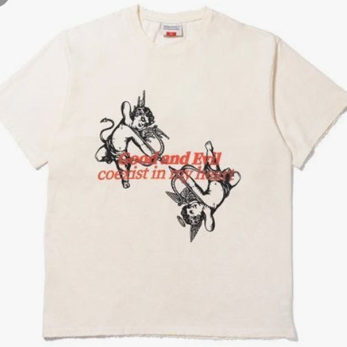 [BUNJANG] XXL GOOD N EVIL T-shirt / [XXL]엑스트라오디너리 GOOD N EVIL 티셔츠 판매