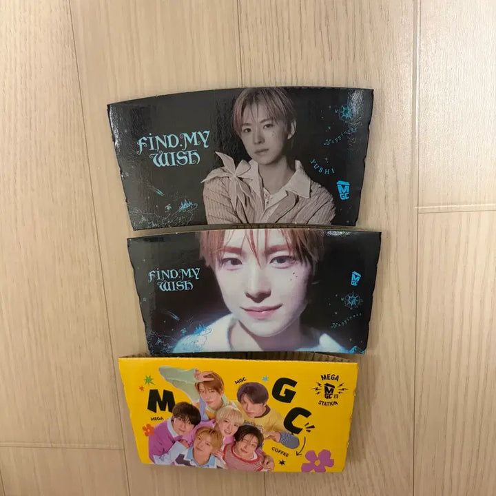 [BUNJANG] NCT WISH Yuushi Mega Coffee Cup Holder Bundle Set / 엔시티위시 메가커피 컵홀더 유우시 일괄