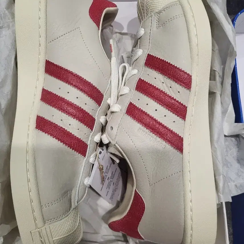 [BUNJANG] Adidas x A. BABAB V Superstar Crystal White Sneakers / (W) 아디다스 x 아바바브 슈퍼스타 크리스탈 화이트