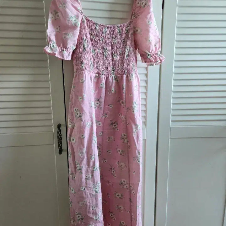 [BUNJANG] &amp; Other Stories Pink Floral Long Dress / 앤아더스토리  핑크 플라워 롱 원피스 40