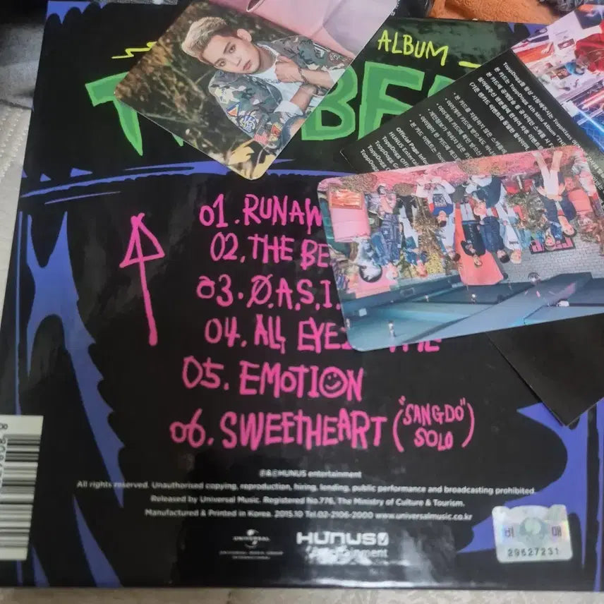 [BUNJANG] ToppDogg The Beat Signed Album + Photocard / 탑독 THE BEAT 사인앨범 + 포토카드