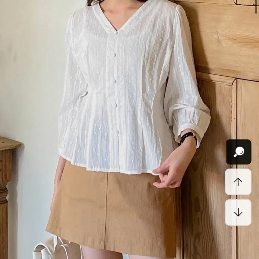 [BUNJANG] Romistory Big Size Blouse / 빅사이즈 로미스토리 블라우스