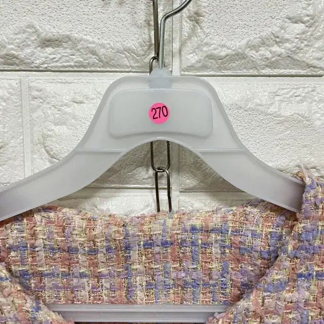 [BUNJANG] Tweed Crop Short Sleeve Jacket / ㅌ270 트위드 크롭 반팔자켓