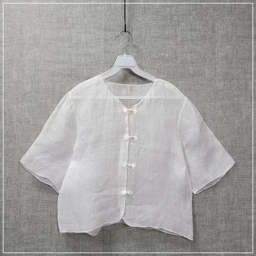 [BUNJANG] White Mosi Blouse Women&