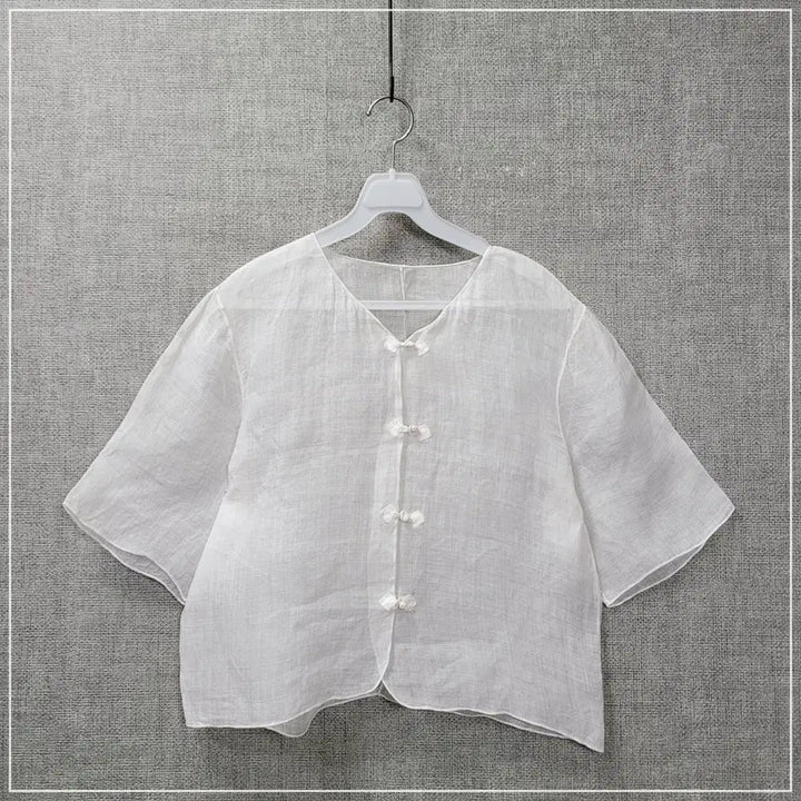 [BUNJANG] White Mosi Blouse Women&