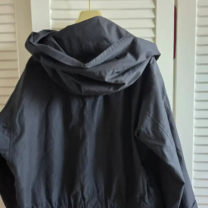 [BUNJANG] SJ SJ Black Hooded Parka Jacket / SJ SJ 블랙 후드 야상 점퍼