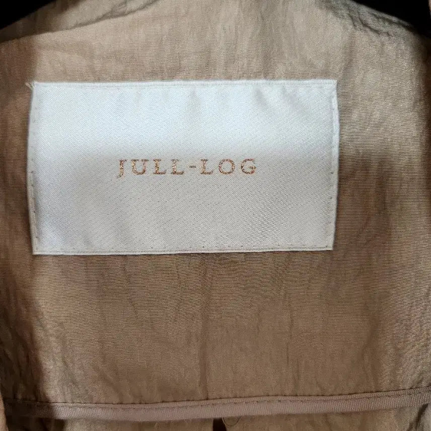 [BUNJANG] JULL-LOG Trench Safari Windbreaker Jacket (Beige) / [줄로그/FREE]트렌치형 사파리 바람막이 (여름 간절기용/베이지)