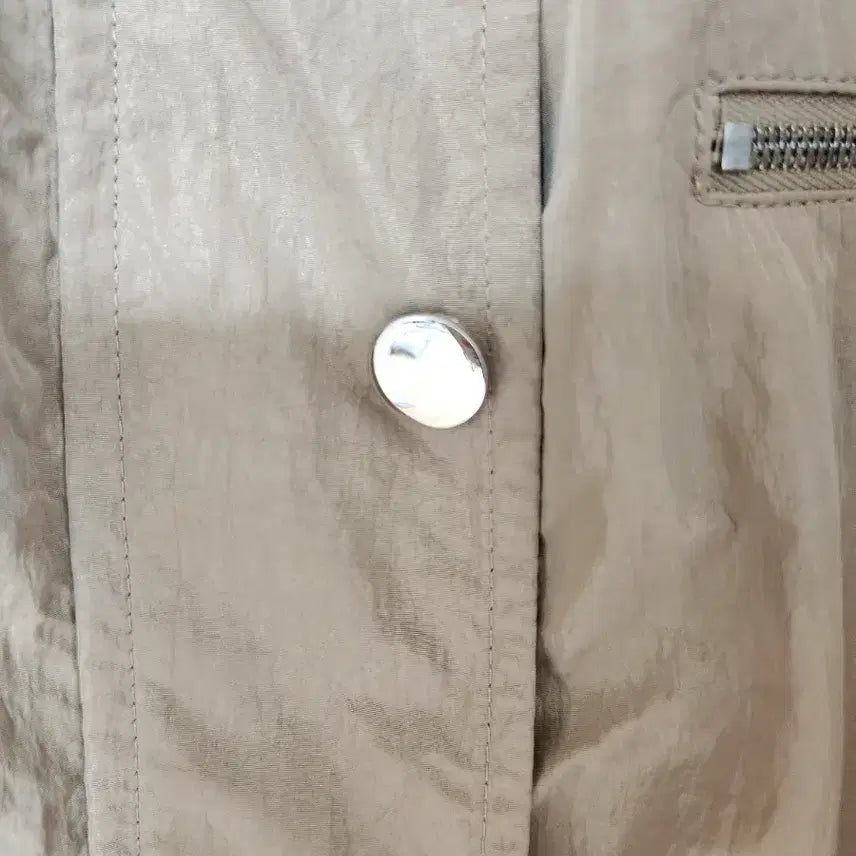 [BUNJANG] JULL-LOG Trench Safari Windbreaker Jacket (Beige) / [줄로그/FREE]트렌치형 사파리 바람막이 (여름 간절기용/베이지)