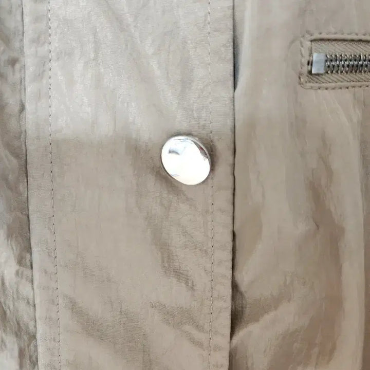 [BUNJANG] JULL-LOG Trench Safari Windbreaker Jacket (Beige) / [줄로그/FREE]트렌치형 사파리 바람막이 (여름 간절기용/베이지)