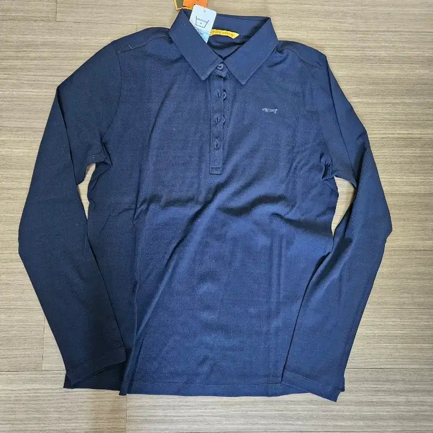 [BUNJANG] Louis Castel Navy Long Sleeve Polo Shirt / 루이스카스텔 네이비 긴팔 폴로티셔츠
