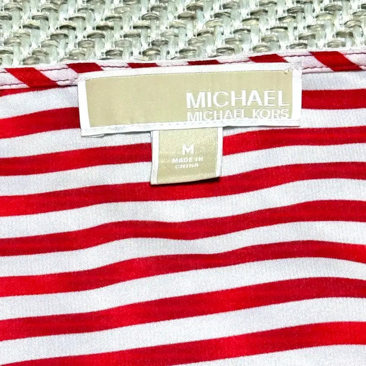 [BUNJANG] Michael Kors Striped Sleeveless Blouse / 마이클코어스 스트라이프 민소매 블라우스