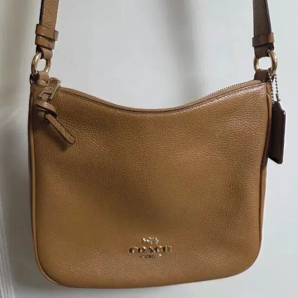 [BUNJANG] Coach Ellie Pouch Bag Brown Crossbody / 정가30만 코치 엘리 파우치백 브라운 크로스백