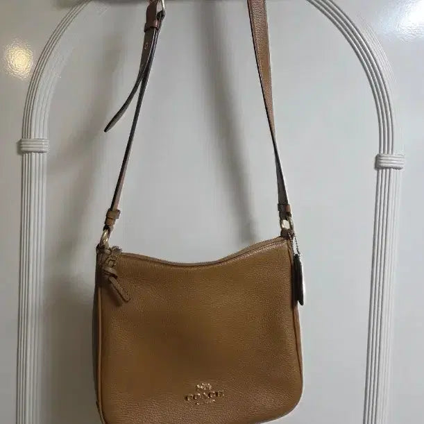 [BUNJANG] Coach Ellie Pouch Bag Brown Crossbody / 정가30만 코치 엘리 파우치백 브라운 크로스백