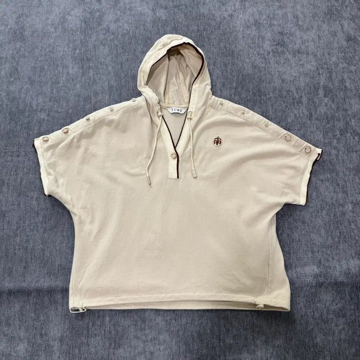 [BUNJANG] Time Hansum F Size Short Sleeve Hooded Top / F 타임 한섬 반팔 후드