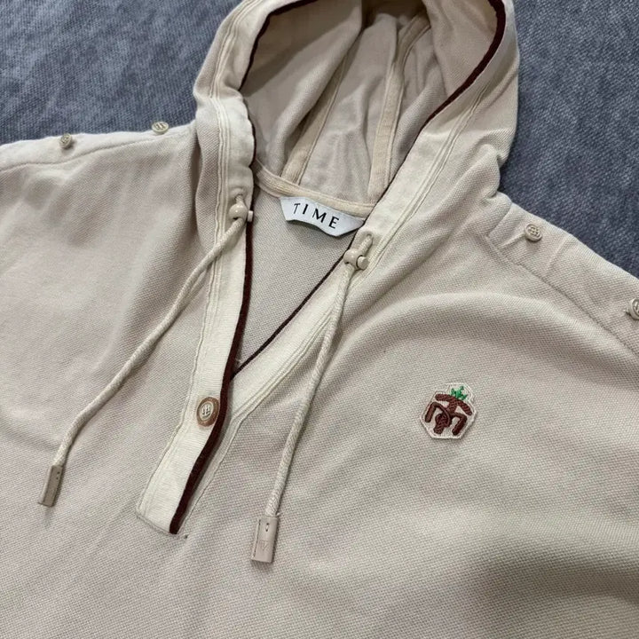 [BUNJANG] Time Hansum F Size Short Sleeve Hooded Top / F 타임 한섬 반팔 후드