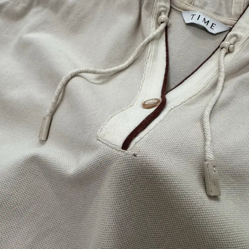 [BUNJANG] Time Hansum F Size Short Sleeve Hooded Top / F 타임 한섬 반팔 후드