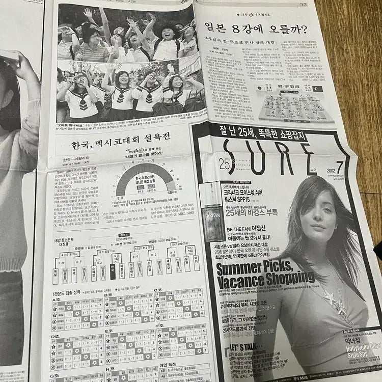 [BUNJANG] Ronaldo 2002 World Cup Ceremony Newspaper / 호나우두의 세러모니 2002년 월드컵  신문/  요316
