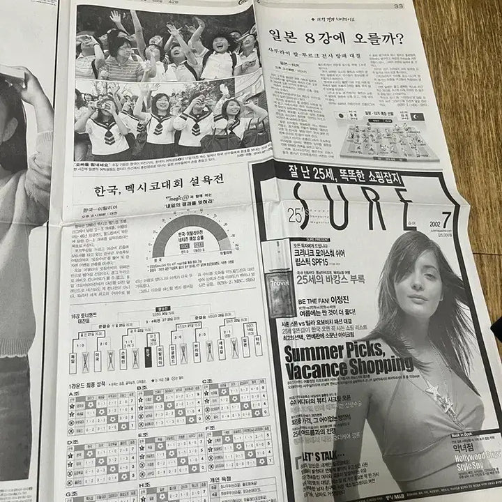 [BUNJANG] Ronaldo 2002 World Cup Ceremony Newspaper / 호나우두의 세러모니 2002년 월드컵  신문/  요316