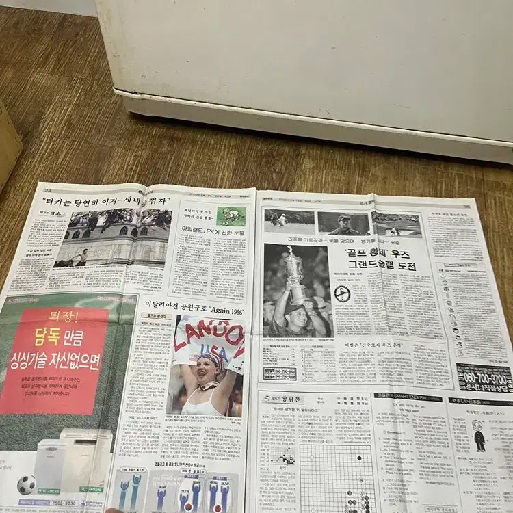 [BUNJANG] Ronaldo 2002 World Cup Ceremony Newspaper / 호나우두의 세러모니 2002년 월드컵  신문/  요316