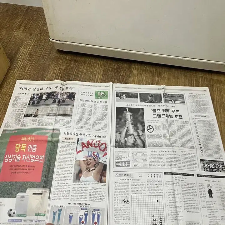 [BUNJANG] Ronaldo 2002 World Cup Ceremony Newspaper / 호나우두의 세러모니 2002년 월드컵  신문/  요316