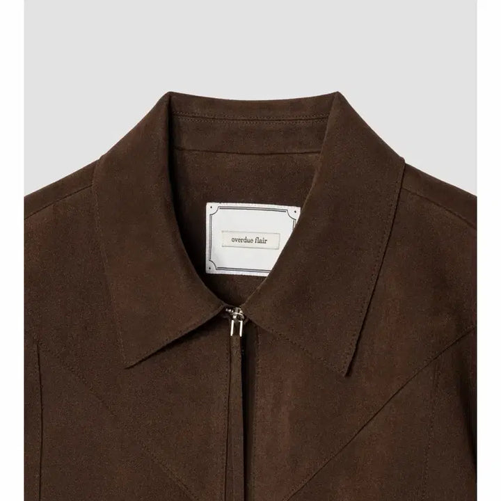 [BUNJANG] Overdue Flare Western Suede Jacket / 오버듀플레어 웨스턴 스웨이드 자켓
