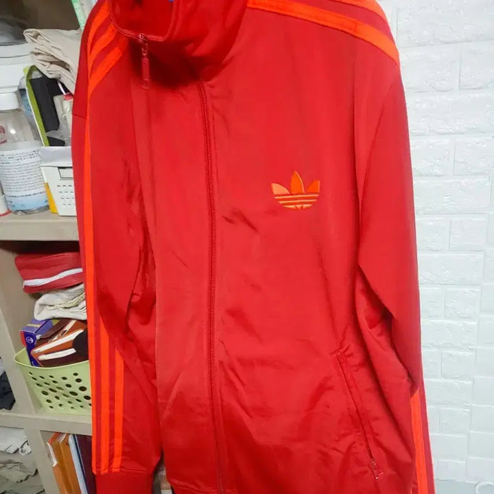 [BUNJANG] Adidas Firebird Red/Orange Tracksuit Set / 아디다스 파이어버드 빨주 세트 팝니다 105/100