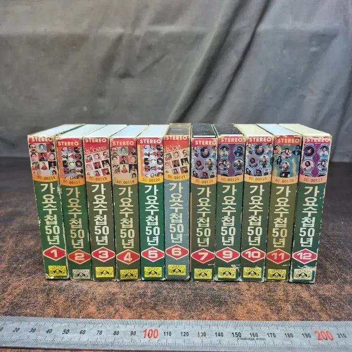 [BUNJANG] 1980s Korean Cassette Tape Collection / 1980년 가요수첩 50년 스테레오 카세트테이프  1-12권