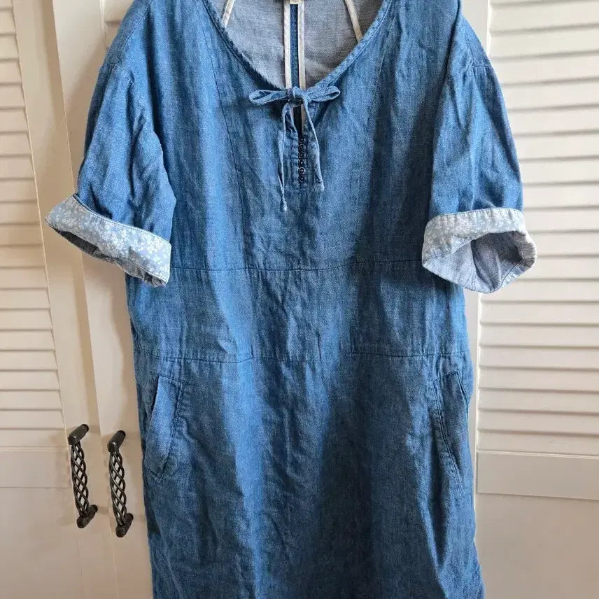 [BUNJANG] Thursday Island Denim Short Sleeve Dress / Thursday Island 데님 반팔 원피스